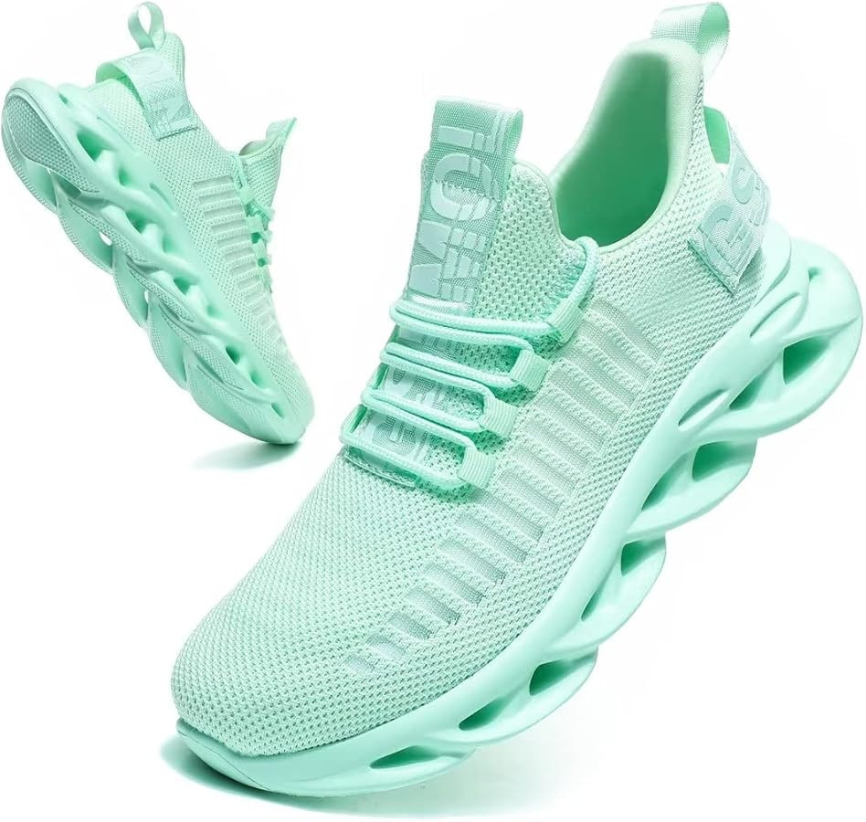 Jakcuz Women's Lace Up Walking Shoes Breathable Ultra Lightweight Sport Casual Ladies Girls Fashi... | Amazon (US)