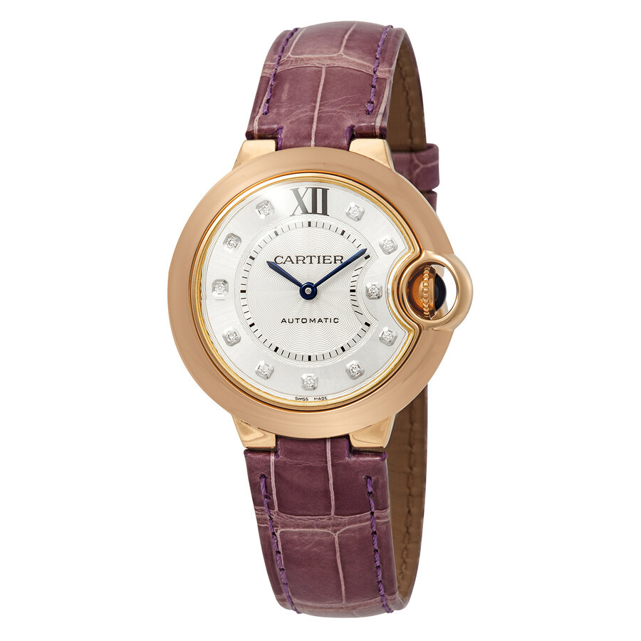 Ballon Bleu Silver Dial 18kt Pink Gold Ladies Watch | Jomashop.com & JomaDeals.com