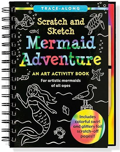 Mermaid Adventure Scratch and Sketch: An Art Activity Book for Artistic Mermaids of All Ages (Art... | Amazon (US)