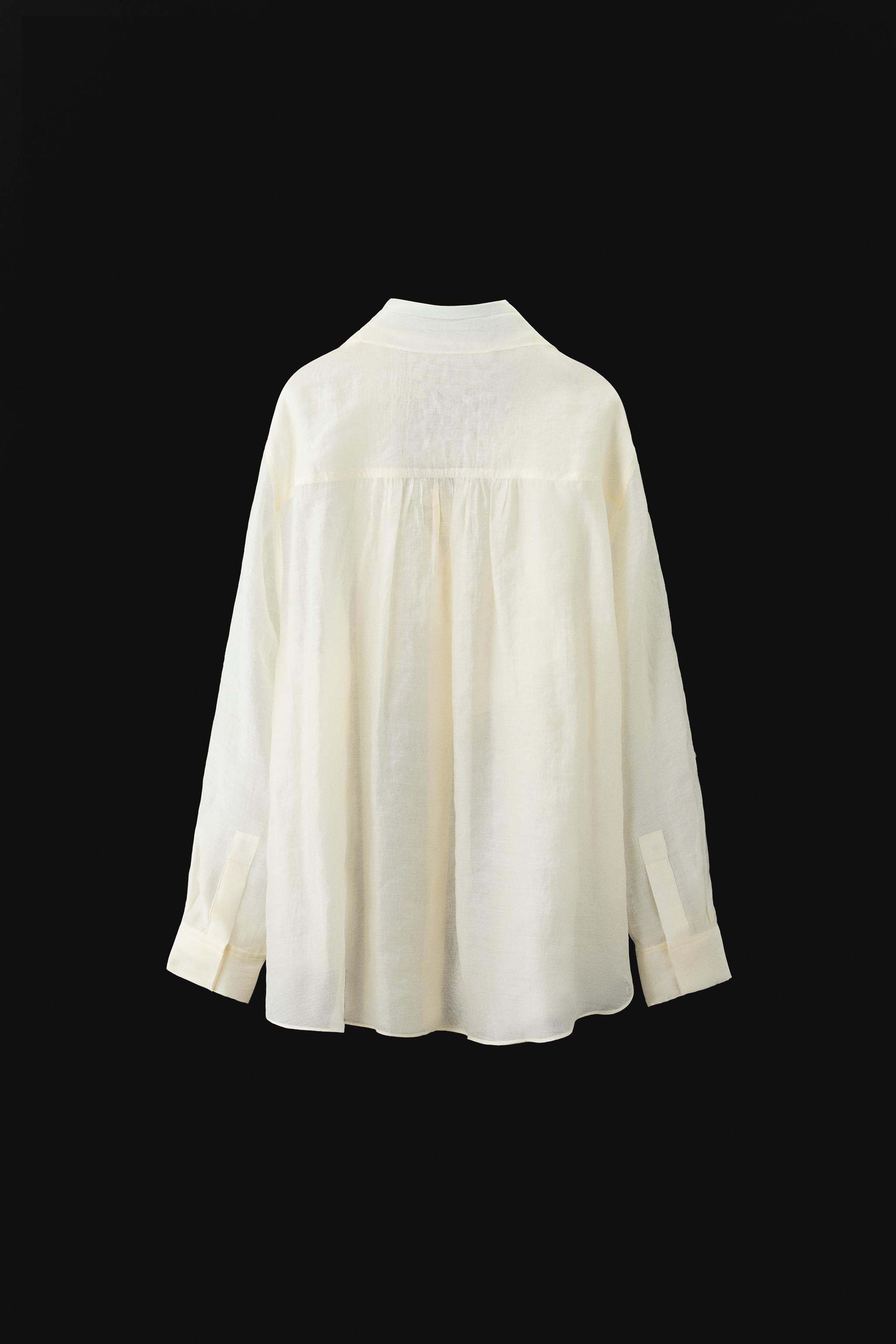 ZW COLLECTION HANDKERCHIEF SHIRT | Zara US