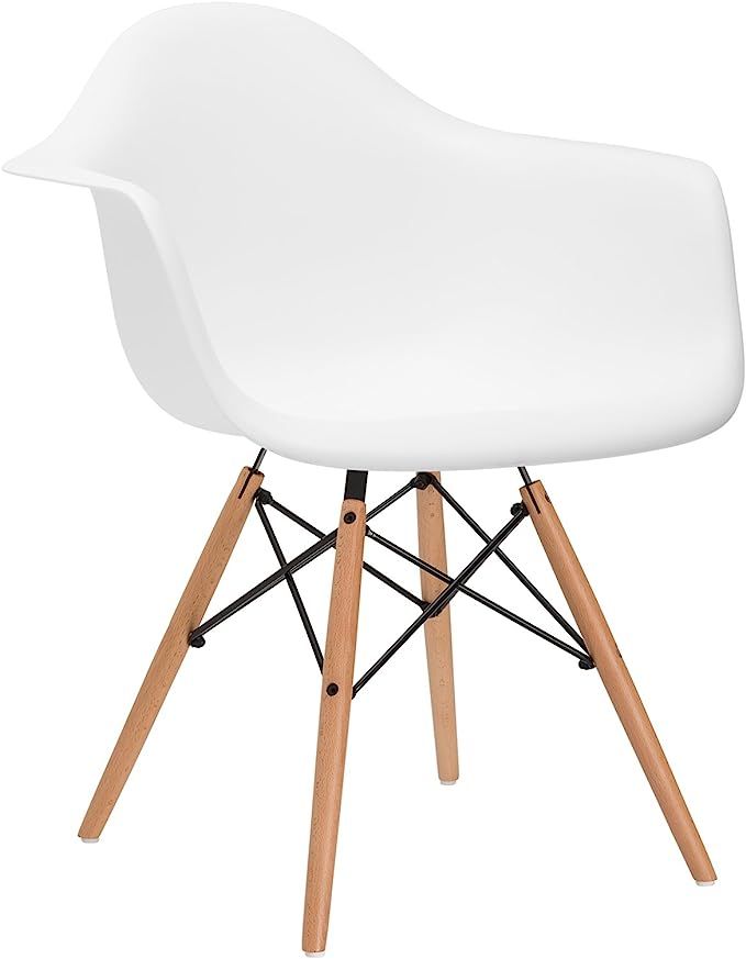 Poly and Bark Vortex Arm Chair, White | Amazon (US)