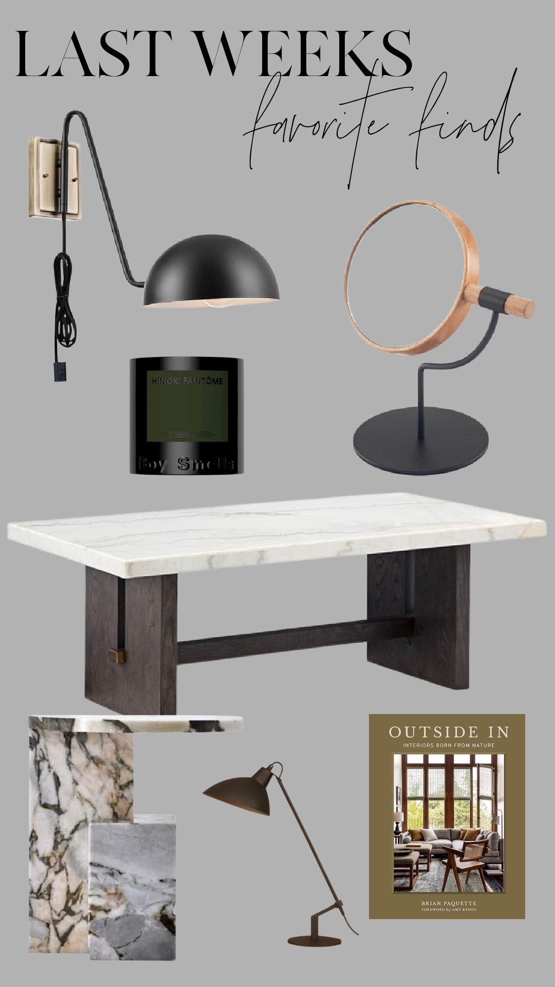 Last week’s favorite finds that bring a modern yet timeless touch to any space. From sculptural lighting and marble accent tables to sleek decor details and the perfect coffee table books, these curated home pieces are versatile, neutral, and elevate every corner of your home. Style your space with organic modern textures and minimalist design that blend seamlessly for that high-end, cozy look. Shop these neutral home decor favorites while they’re still in stock!

#neutralhomedecor #organicmodern #ltkhome #modernrustichome #cozyhomevibes #interiorstyling #curatedspaces #homedecorfavorites #homefinds #timelessdesign

#LTKHome #LTKFindsUnder100 #LTKSaleAlert