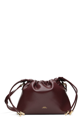 Burgundy Ninon Mini Bag | SSENSE