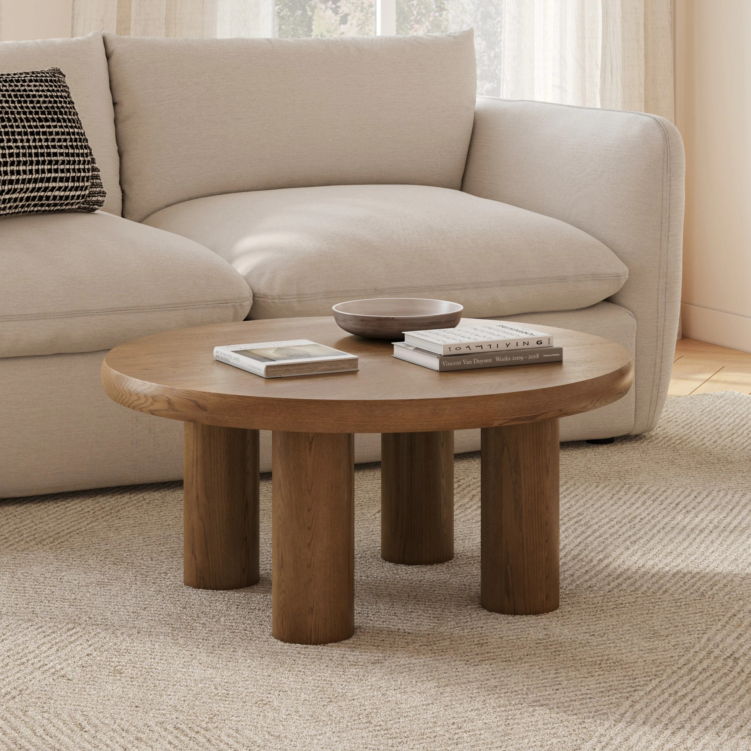 Adel 35" Coffee Table - Smoked Oak | Article