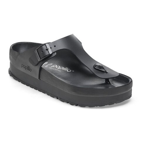 Gizeh Flex Platform Leather Black | BIRKENSTOCK | Birkenstock USA