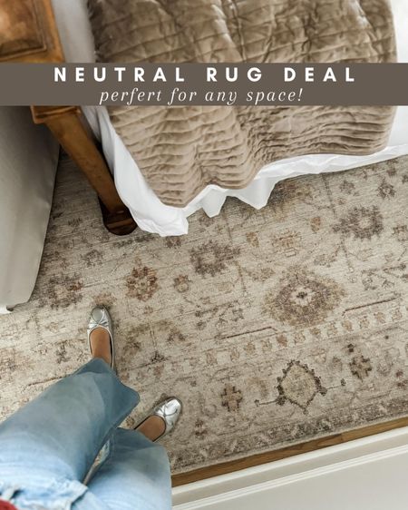 Own and love neutral rug favorite! This is such a pretty pattern ✨

Rug, neutral rug, area rug, indoor rug, Bedding, guest room, primary bedroom, bedroom, bedroom inspiration, velvet bedding, comforter, Modern home decor, traditional home decor, budget friendly home decor, Interior design, look for less, designer inspired, Amazon, Amazon home, Amazon must haves, Amazon finds, amazon favorites, Amazon home decor #amazon #amazonhome



#LTKHome #LTKStyleTip #LTKFamily