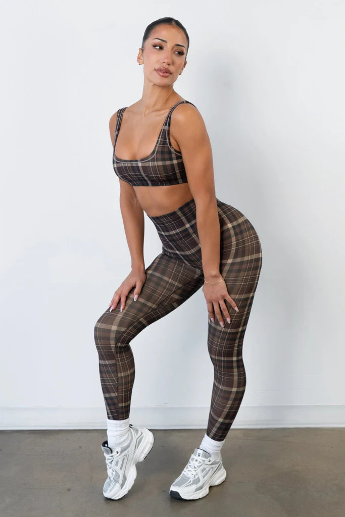 Cloud II™ Pant - Espresso Plaid | Vitality