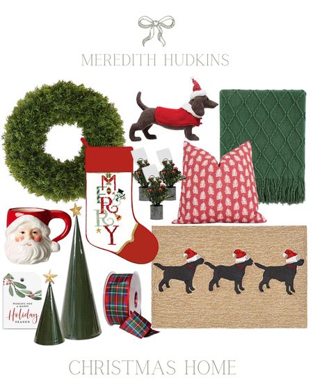 Christmas decorations, home decor, preppy, classic, traditional, holiday decor, traditional Christmas decor, front door wreath, Christmas wreath, green throw blanket, Santa mug, gift tags, Christmas ribbon, dachshund, dog doormat, Christmas doormat, Christmas stocking, Amazon home, Amazon Christmas, Amazon holiday, budget friendly home decor, Amazon Christmas decor, best Christmas decor, Christmas style, Christmas aesthetic, Christmas decor ideas, Christmas tree ideas, Christmas 2022 trends
#Christmas #ChristmasLTK #holiday

#LTKunder50 #LTKsalealert #LTKhome