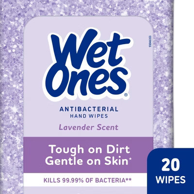 Wet Ones Exclusive Winter Design Hand Wipes - Lavender - 20ct | Target