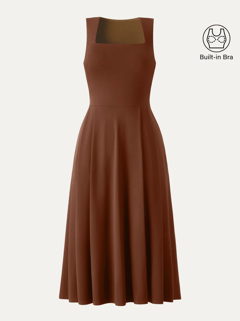 The Anytime Little Black Bra Dress with Pockets | OGLmove