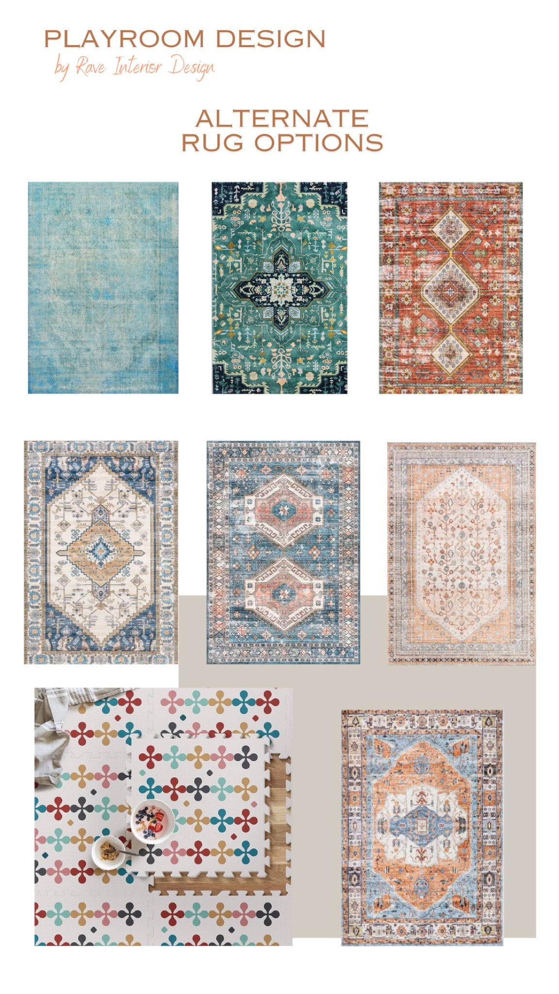 Alternate Playroom Rugs 

#LTKhome