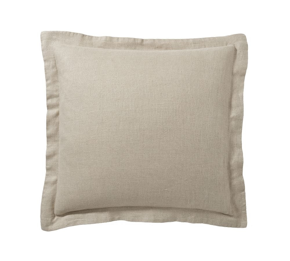 European Flax Linen Waffle Sham | Pottery Barn (US)