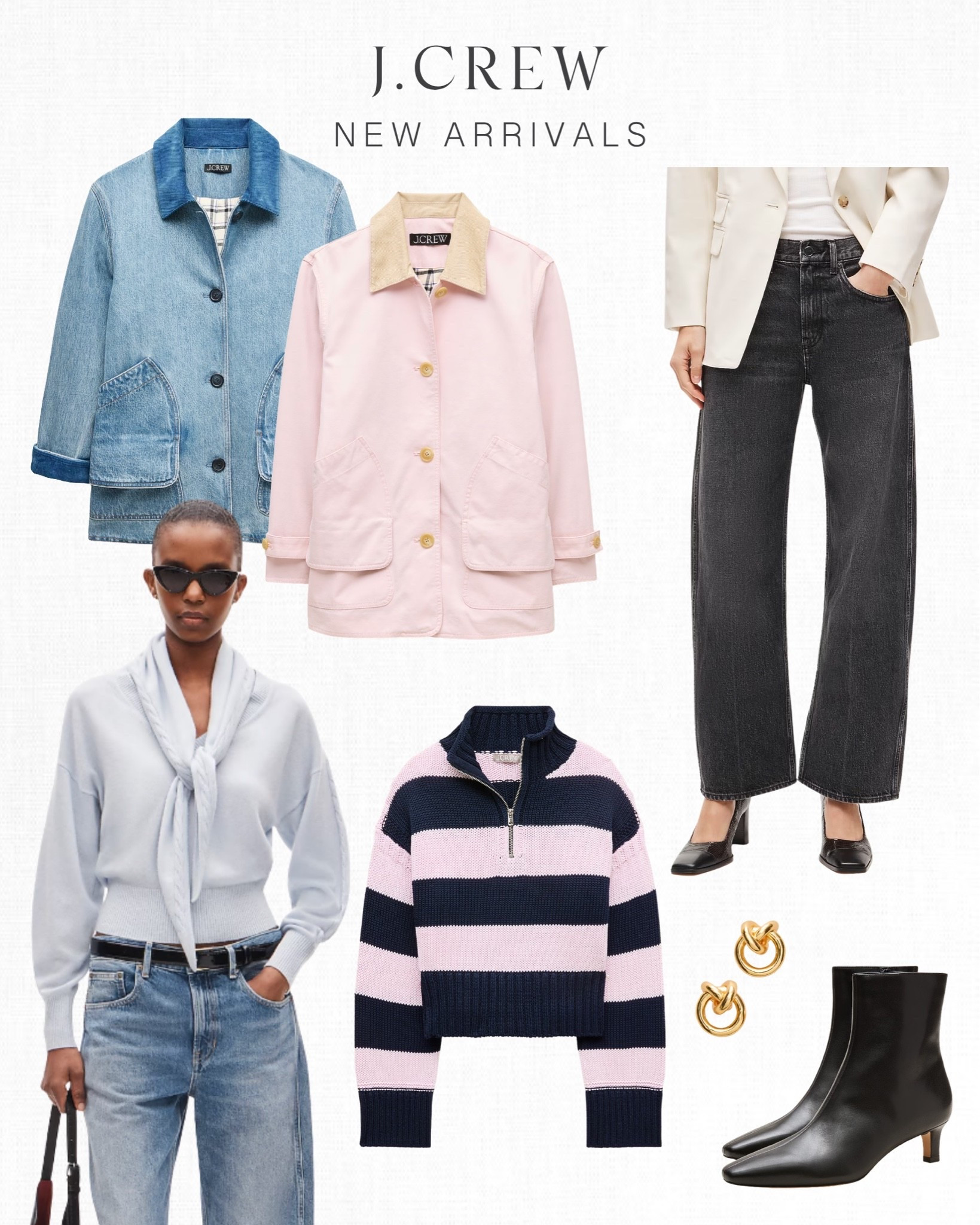 New arrivals I’m loving from @jcrew 💕 Barn jackets are one of my favorite trends this season, and these are soooo good! These are all things that came in my last order and I’m so excited to start wearing them this fall!

#injcrew #ad