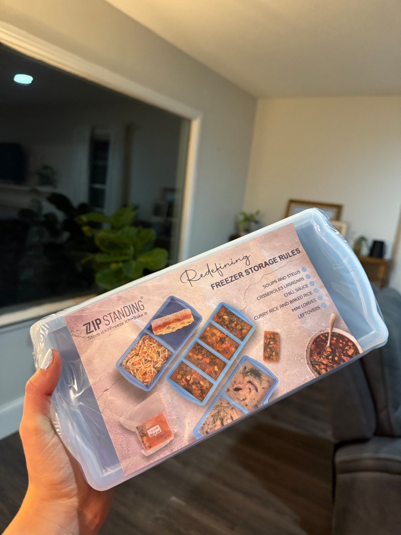 Snowstorm means freezer meal prep + nesting mode 🤰🏼🤭