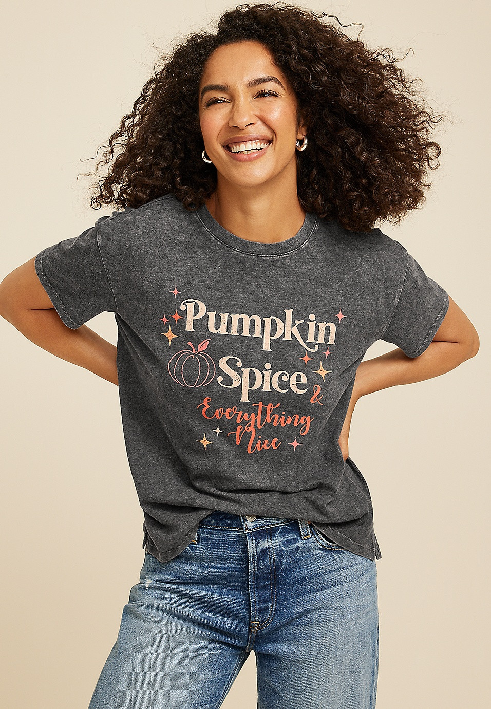 Pumpkin Spice Graphic Tee | Maurices