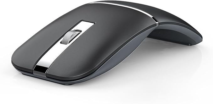 Bluetooth Wireless Arc Travel Mouse, Bluetooth 5.0/4.0 & 2.4G Tri-Mode, Rotating Foldable Ergonom... | Amazon (US)