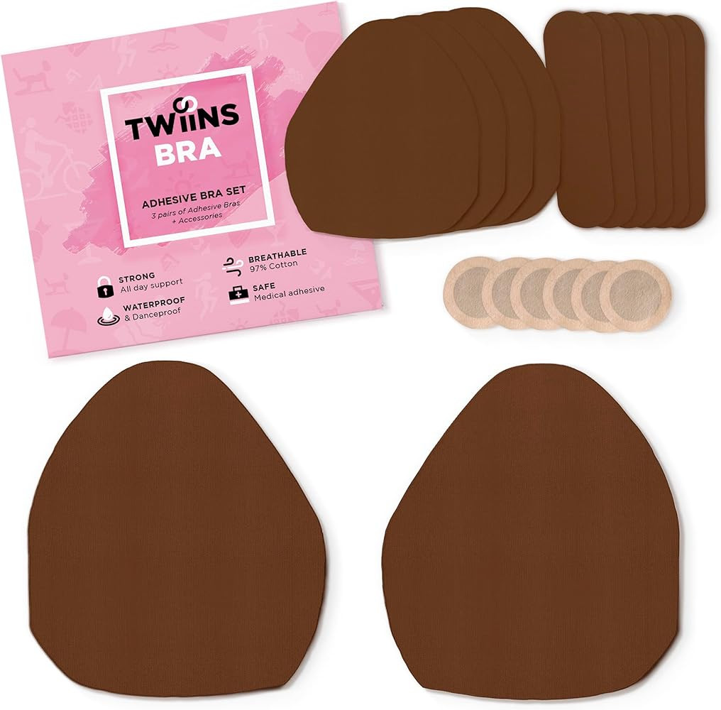 Breast Lift Tape - 3 Pairs w/Nipple Covers - Boob Tape - Boobtape | Amazon (US)