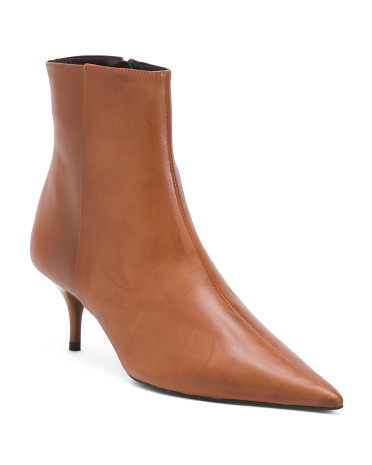 Made In Brazil Leather Mikki Mid-casual Booties | TJ Maxx