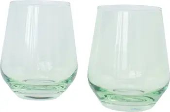 Estelle Colored Glass Set of 2 Stemless Wineglasses | Nordstrom | Nordstrom