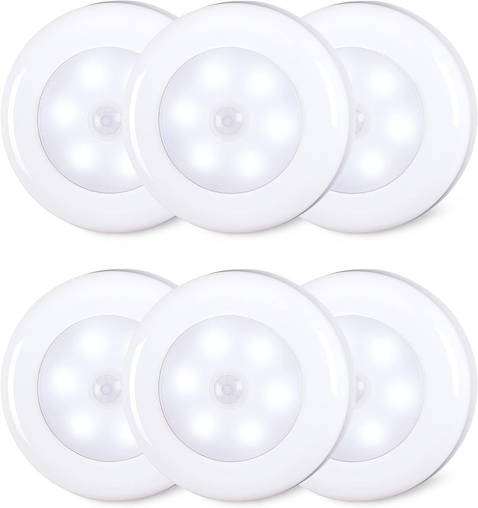 Motion Sensor Lights Indoor, STAR-SPANGLED High CRI Stick on Stair Puck Lights Battery Operated, ... | Amazon (US)
