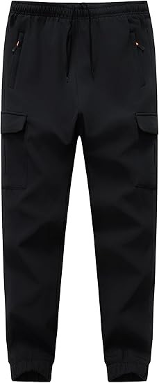 Boys Girls Snow Pants Waterproof Fleece Lined Ski Pants Kids Winter Hiking Pants | Amazon (US)