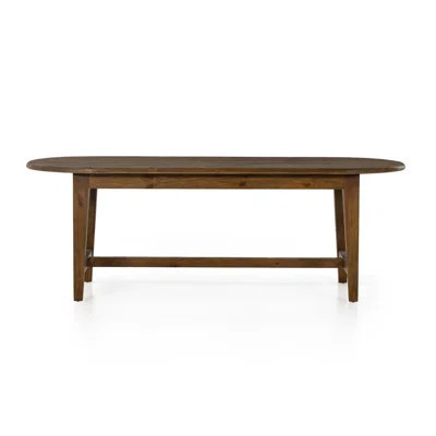 Alfie Dining Table 87"-Black Pine | Perigold