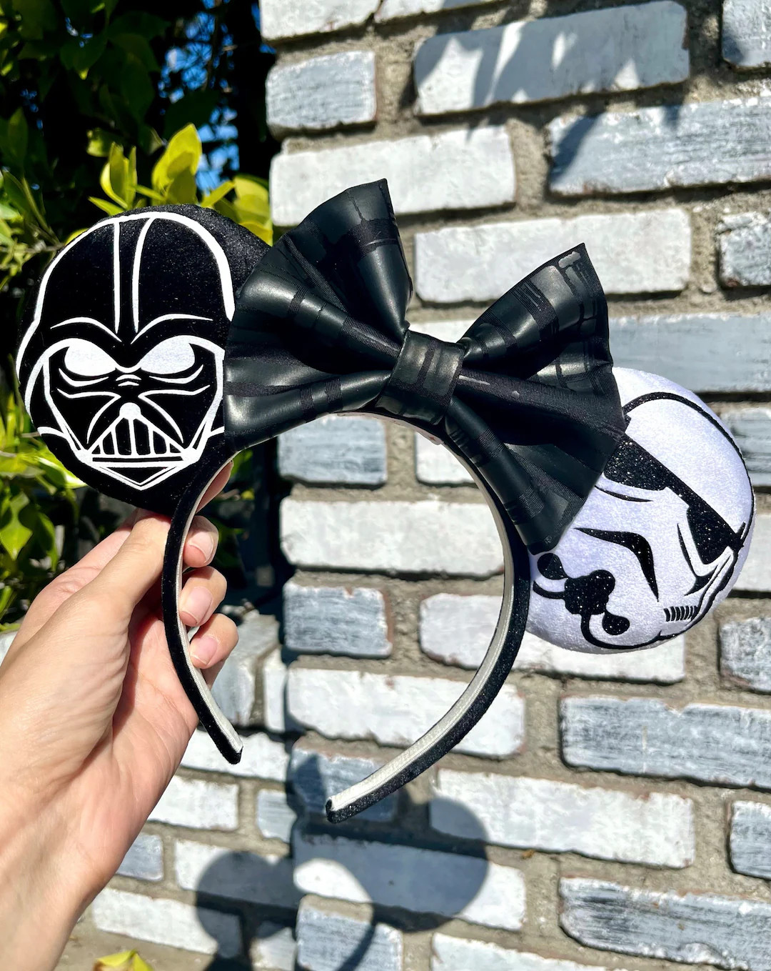 Darkside Due, Darth Vader Inspired Ears, Mouse Ears, Storm Trooper Inspired Ears, Star Wars Inspi... | Etsy (US)