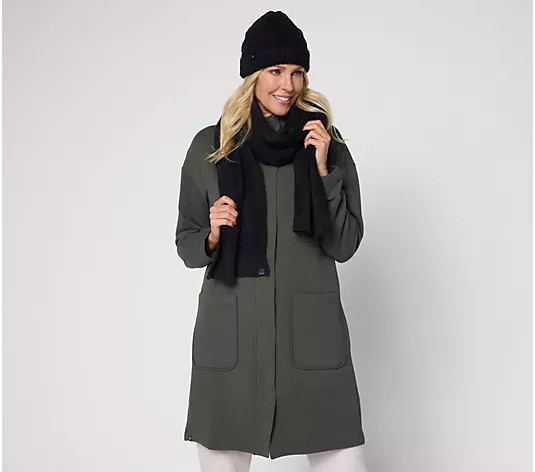 Barefoot Dreams CozyChic Beanie and Scarf Set - QVC.com | QVC