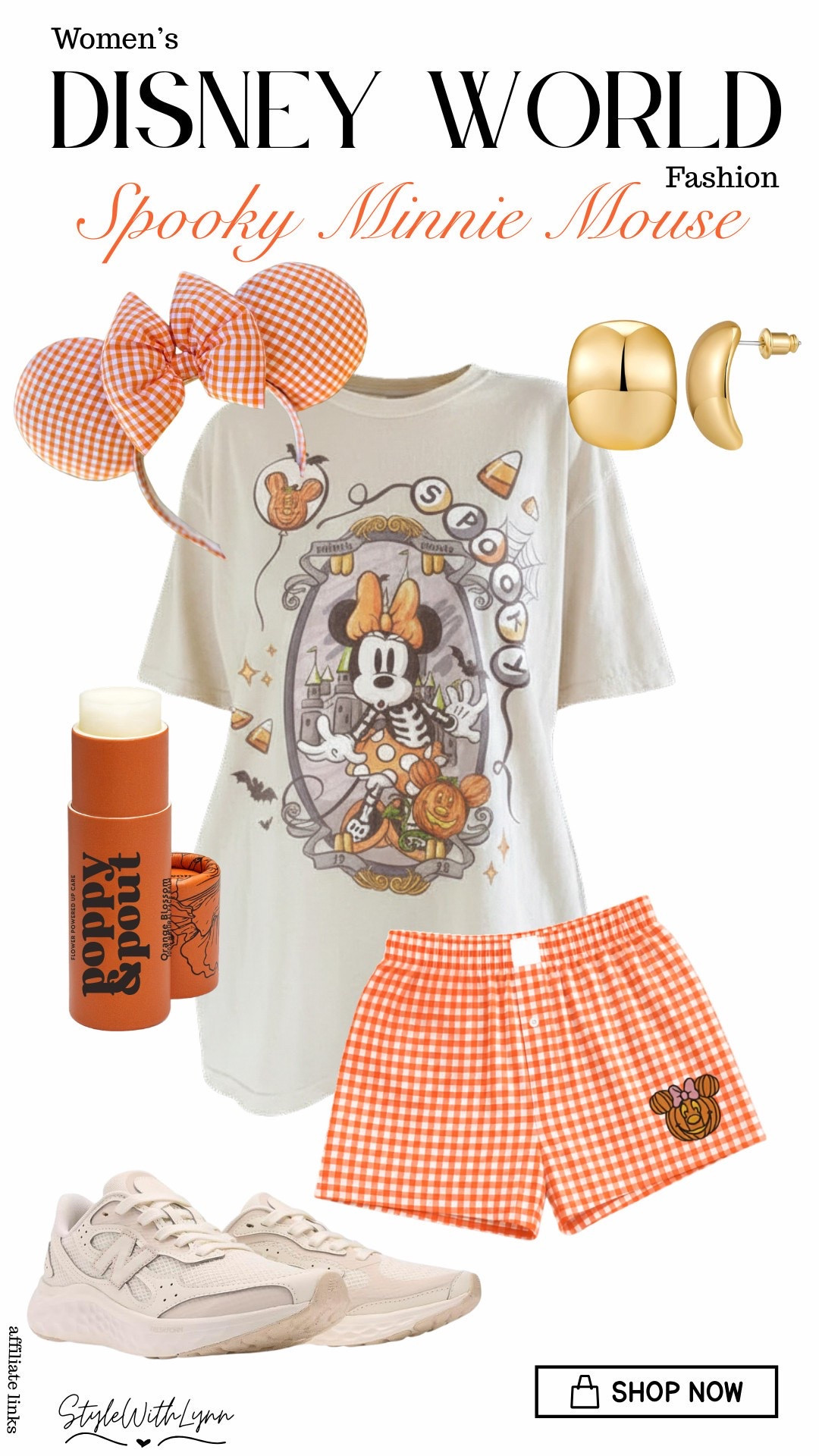🎃🧡 If you're heading to Mickey's Not-So-Scary Halloween Party in 2026, this Spooky Minnie Mouse outfit is giving the perfect mix of festive, cute, and park-comfy! From the adorable orange gingham mouse ears and matching shorts to the vintage Minnie Halloween tee, this look is made for trick-or-treating down Main Street, watching the Boo-to-You Parade, and ending the night with Disney's Not-So-Spooky Spectacular fireworks. 👻✨

The 2026 Mickey's Not-So-Scary Halloween Party returns on select nights from August 7 through October 31. This separately ticketed event includes exclusive entertainment, trick-or-treat trails for all ages, rare character meet-and-greets, the Hocus Pocus Villain Spelltacular, special Halloween snacks, exclusive merchandise, and guests can enter Magic Kingdom as early as 4:00 PM before the party officially begins from 7:00 PM to midnight. Popular October dates often sell out, so it's worth planning ahead!

Everything in this outfit is linked in my storefront so you can recreate the look before your magical fall vacation! 🍂🎃 Which party night are you planning to attend?

🧡 Save this post for your 2026 Disney Halloween trip, share it with your Disney bestie, and follow for more Disney World outfit inspiration all season long!

#DisneyWorld #MickeysNotSoScaryHalloweenParty #MNSSHP2026 #DisneyHalloween #DisneyStyle #DisneyOutfits #MagicKingdom #HalloweenAtDisney #MinnieMouseStyle #DisneyFashion #DisneyStyleInspo #DisneyBound #FallDisneyStyle

#LTKootd #LTKSeasonal #LTKTravel