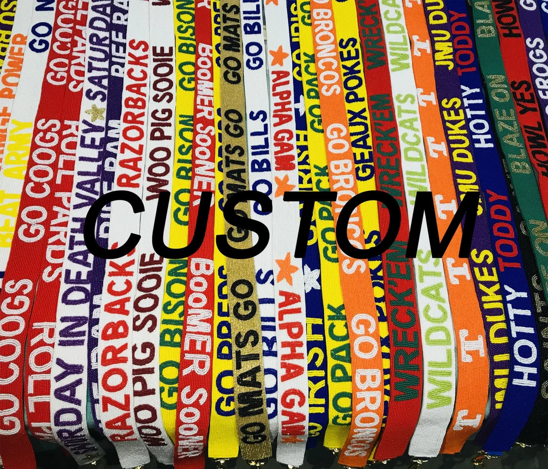 Custom Beaded Purse Strap Customize Bag Strap Handmade - Etsy | Etsy (US)