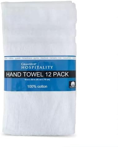 Grandeur Hospitality Hand Towel 12 Pack | Amazon (US)