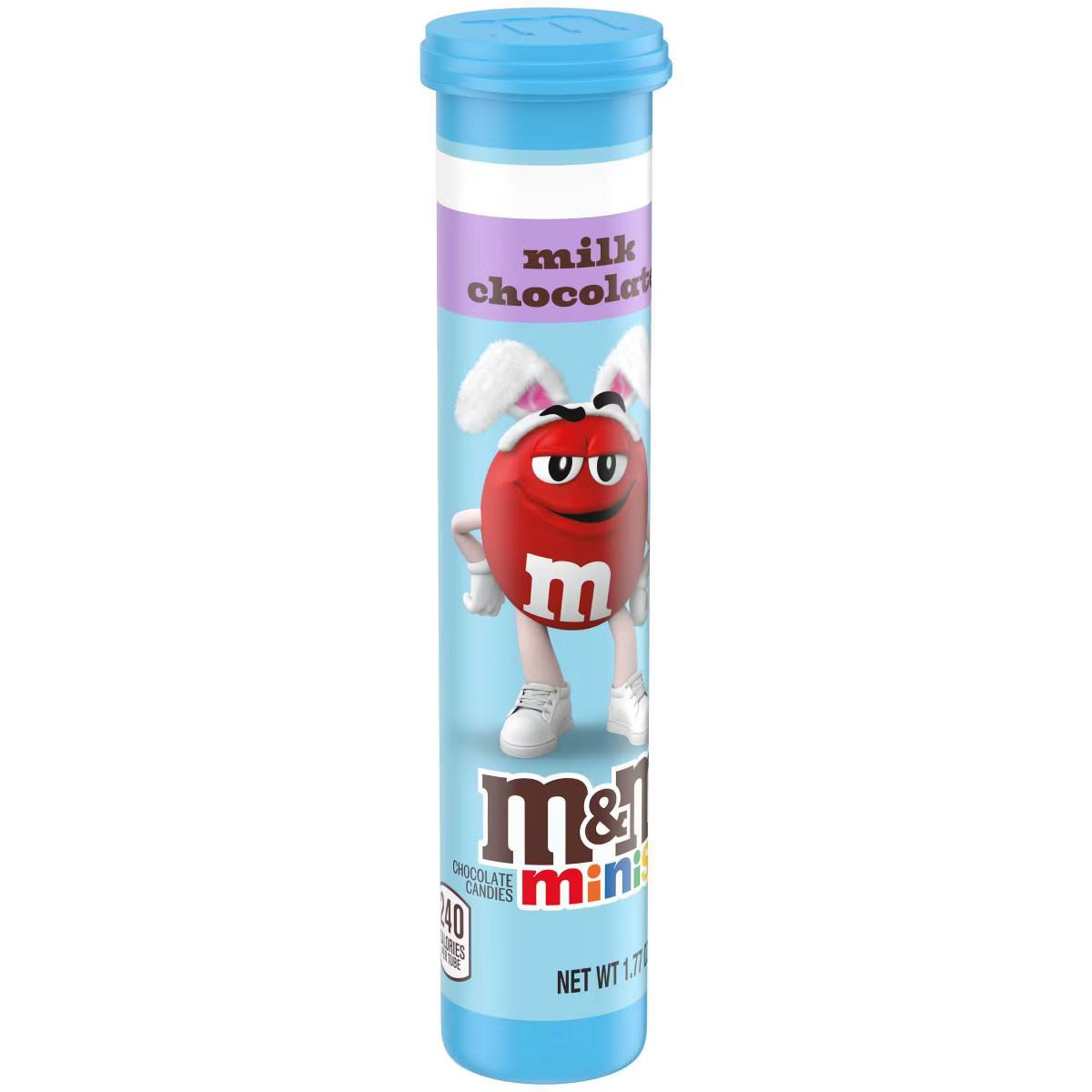 M&M's Easter Candy Milk Chocolate Minis MegaTube - 1.77oz | Target
