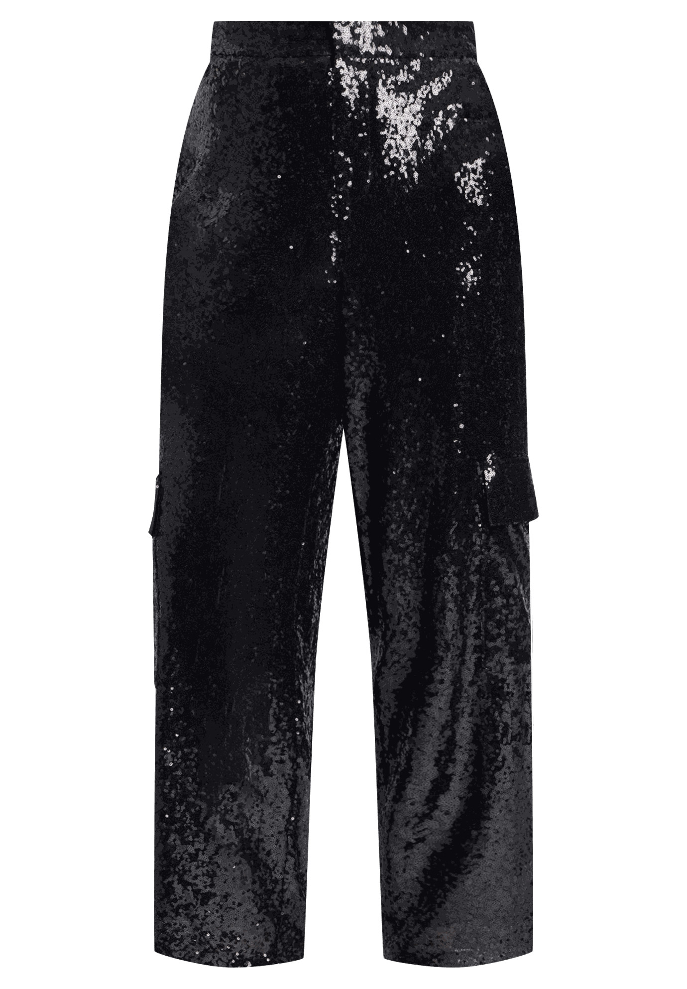 Sequin Cargo Pant | Eloquii
