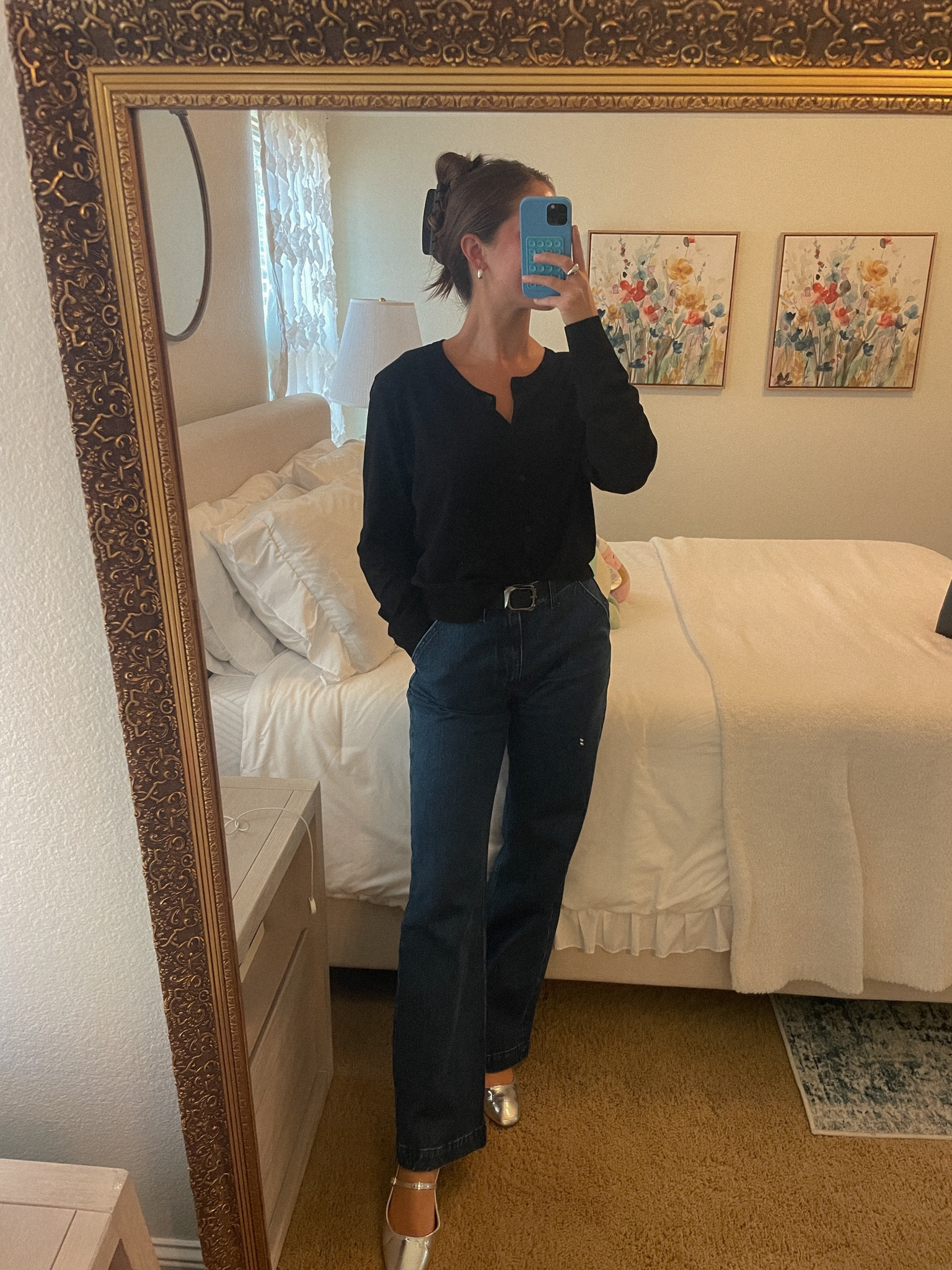 smart/casual work wear 🥰

jeans are the dark jeans with slashed pockets size 26!

#LTKOver40 #LTKFindsUnder50 #LTKStyleTip