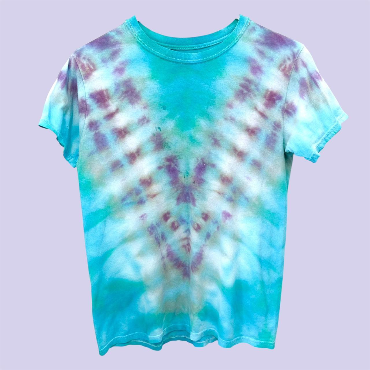 Hanes Women's T-shirt - Blue/Purple - M | Depop US
