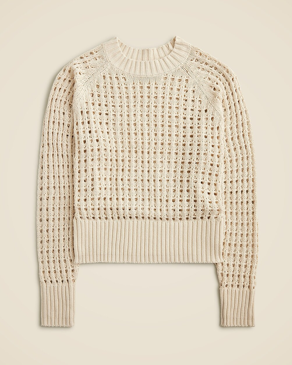 Pointelle crewneck sweater | J. Crew US