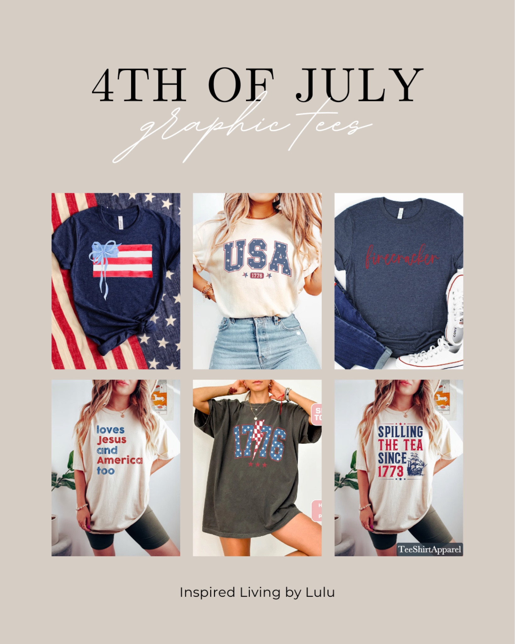 Ladies, the 4th of July is right around the corner!  If you're looking for the perfect patriotic top to rock at the parade, backyard BBQ, or fireworks show, I've curated some amazing t-shirt designs from Etsy's talented makers.

Not only are these shirts super cute, but you'll be supporting small businesses when you shop on Etsy. Snag your new Independence Day look ASAP so you can celebrate in style. 

4th of July Tshirts 


#LTKFindsUnder50 #LTKSeasonal #LTKStyleTip