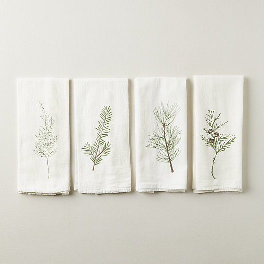 Winter Greens Napkins, Set of 4 | Terrain
