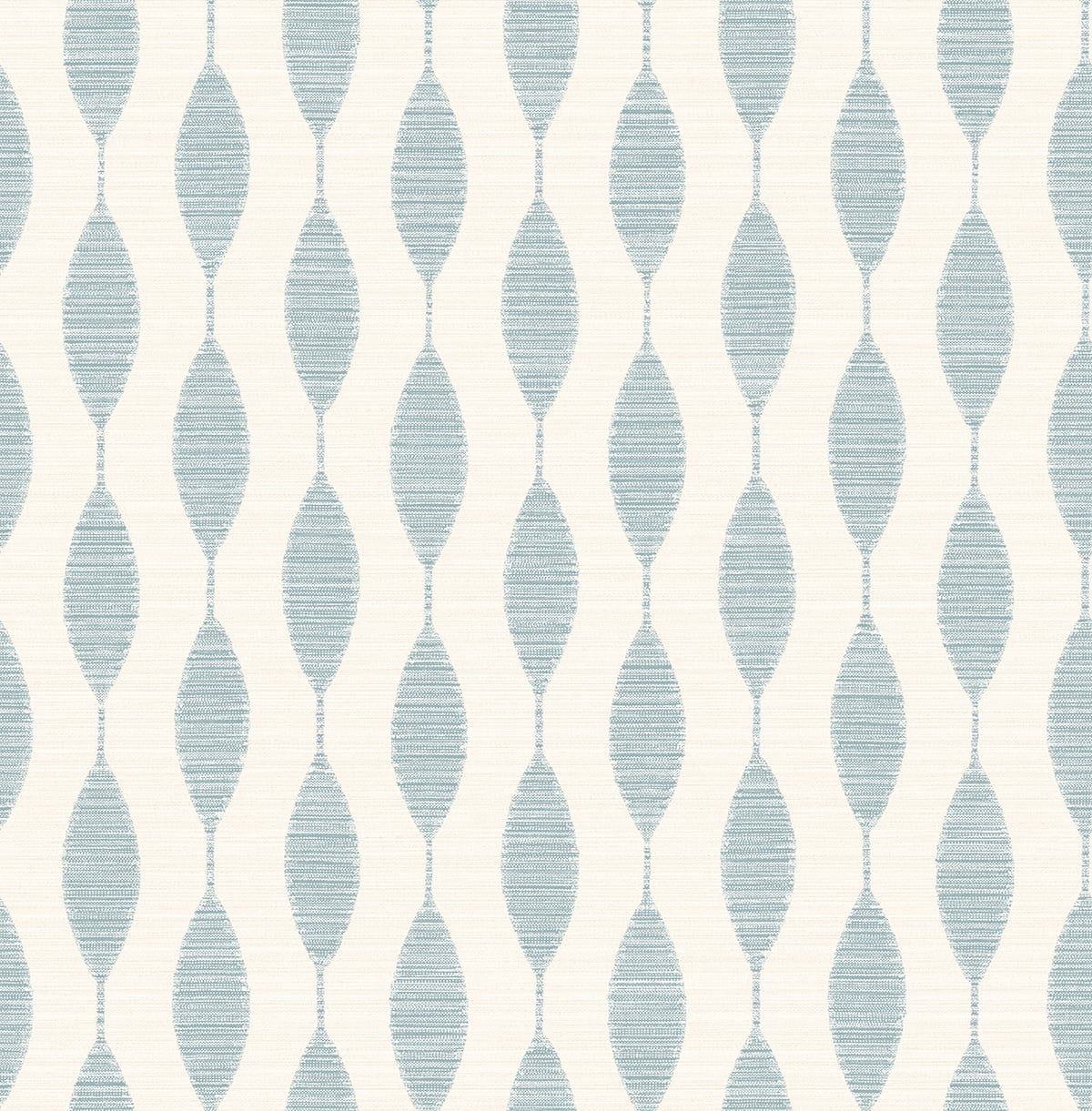 Ditto Peel-and-Stick Wallpaper in Blue Opal by Stacy Garcia for NextWall | Burke Decor