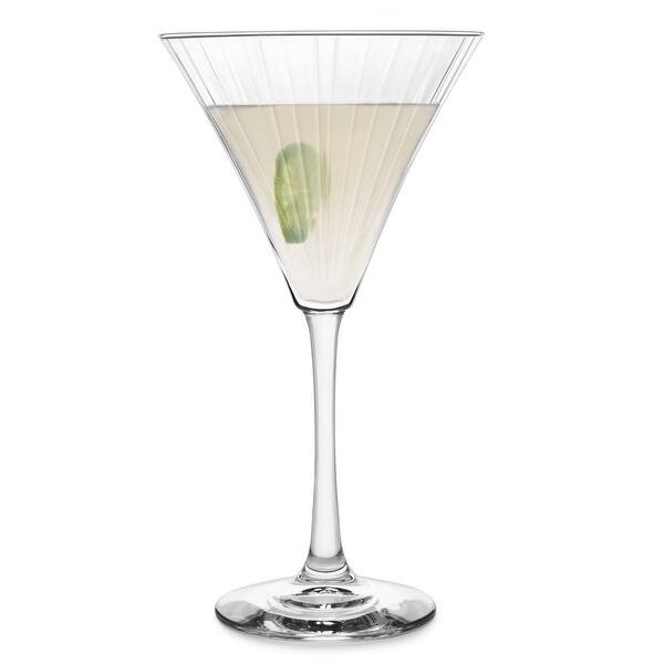 Libbey Paneled Martini Glasses, 9.5-ounce, Set of 4 - Set of 4 | Bed Bath & Beyond