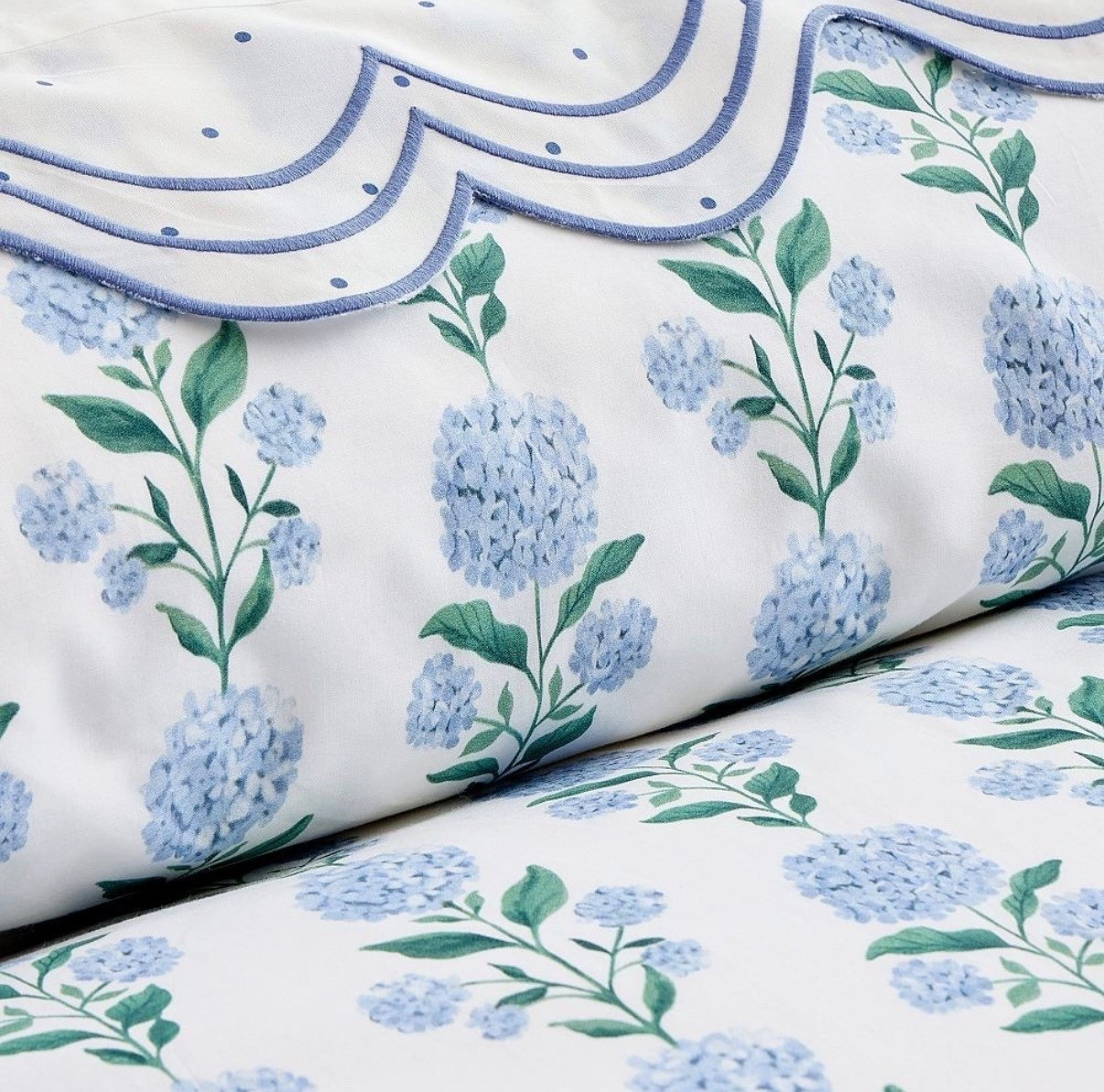 Beautiful hydrangea bedding! 

#LTKHome #LTKdayinmylife #LTKSeasonal