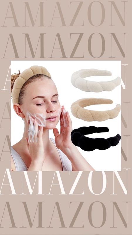 Amazon makeup headband set $15
