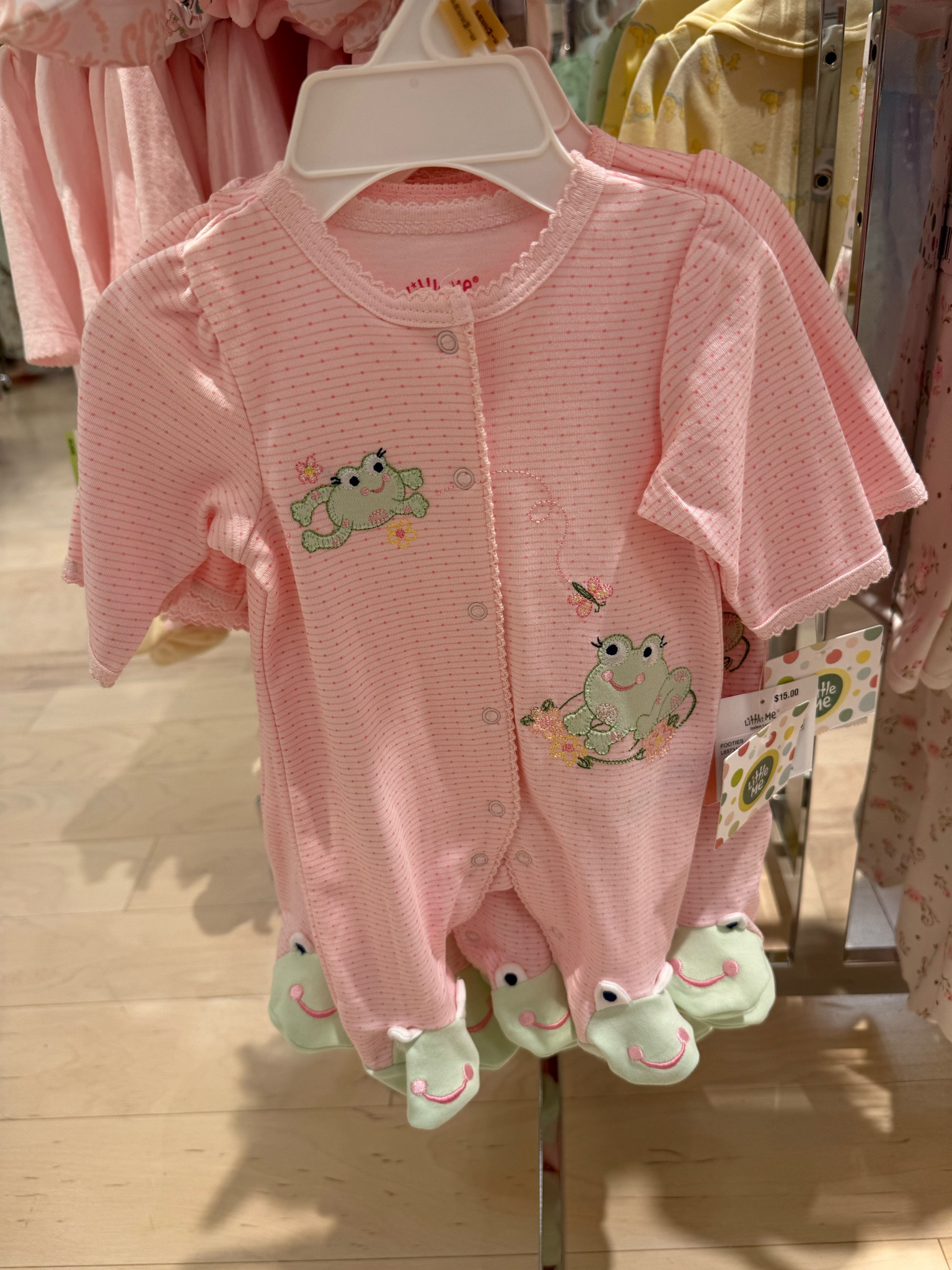 These adorable frog Jammies for baby girl!

#LTKBaby