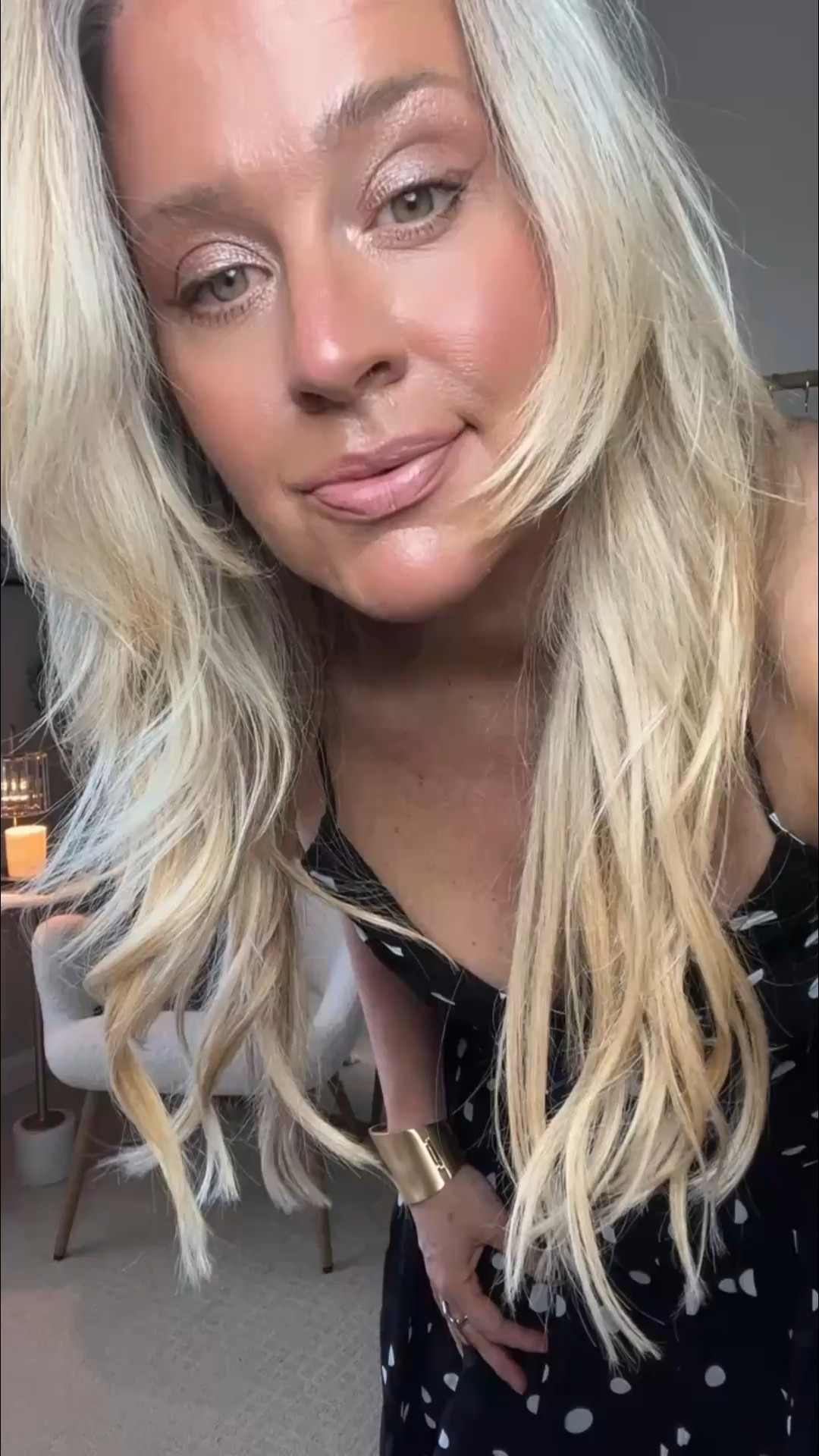  ✨Tap the bell and ❤️ for over 40 fashion, midlife style, midsize fashion and luxury looks for less. 

Tips to Make Polka Dots Flattering on a Midlife Midsize Belly:

⸻

1. Choose Smaller or Irregular Dots
	•	Why: Small-to-medium dots are less visually bulky and won’t draw attention to one area.
	•	Try: Micro polka dots or scattered patterns over a darker background.
	•	Avoid: Big, high-contrast dots centered on the midsection.

⸻

2. Look for Draped or Ruched Styles
	•	Why: Ruching and diagonal drapes in polka dot fabric disguise the belly while still showing off shape.
	•	Try: A ruched wrap dress in a dotted print with a V-neck.

⸻

3. Go for Strategic Placement
	•	Why: If dots are concentrated at the top or bottom (not across the belly), they draw the eye up or down.
	•	Try: A blouse with dotted sleeves or shoulders only.

⸻

4. Style with a Third Piece
	•	Why: A blazer, long cardigan, or vest breaks up the print and gives shape.
	•	Try: A dotted blouse tucked into high-rise jeans with a longline blazer.

⸻

5. Anchor with Solids
	•	Why: Polka dots paired with solid colors give the eye a break and let you control focus.
	•	Try: Dot-print top + solid wide-leg pants or a dot midi skirt + fitted solid tank.

⸻

6. Go Monochrome
	•	Why: Black-on-black or navy-on-navy dots are subtler and more refined.
	•	Try: A black dress with soft white or sheer black dots for polish.

⬇️Sizing information:
Wearing 10 runs tts

👑"Helping you look good, feel good!" - Lindsey Denver

Over 40 mom, over 50, midlife, midsize fashion, size 10, size 12, size 8, ootd, perimenopause, gen X, body confidence, over 45, outfit inspiration, mom outfit 

#LTKMidsize #LTKOver40 #LTKFindsUnder100