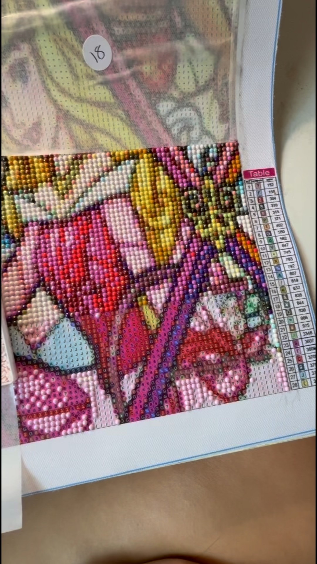 Diamond Painting progress!
This is a craft ANYONE can do!
So relaxing and not messy! (Unless you spill diamonds 😅)



#LTKFamily #LTKFindsUnder50 #LTKHome