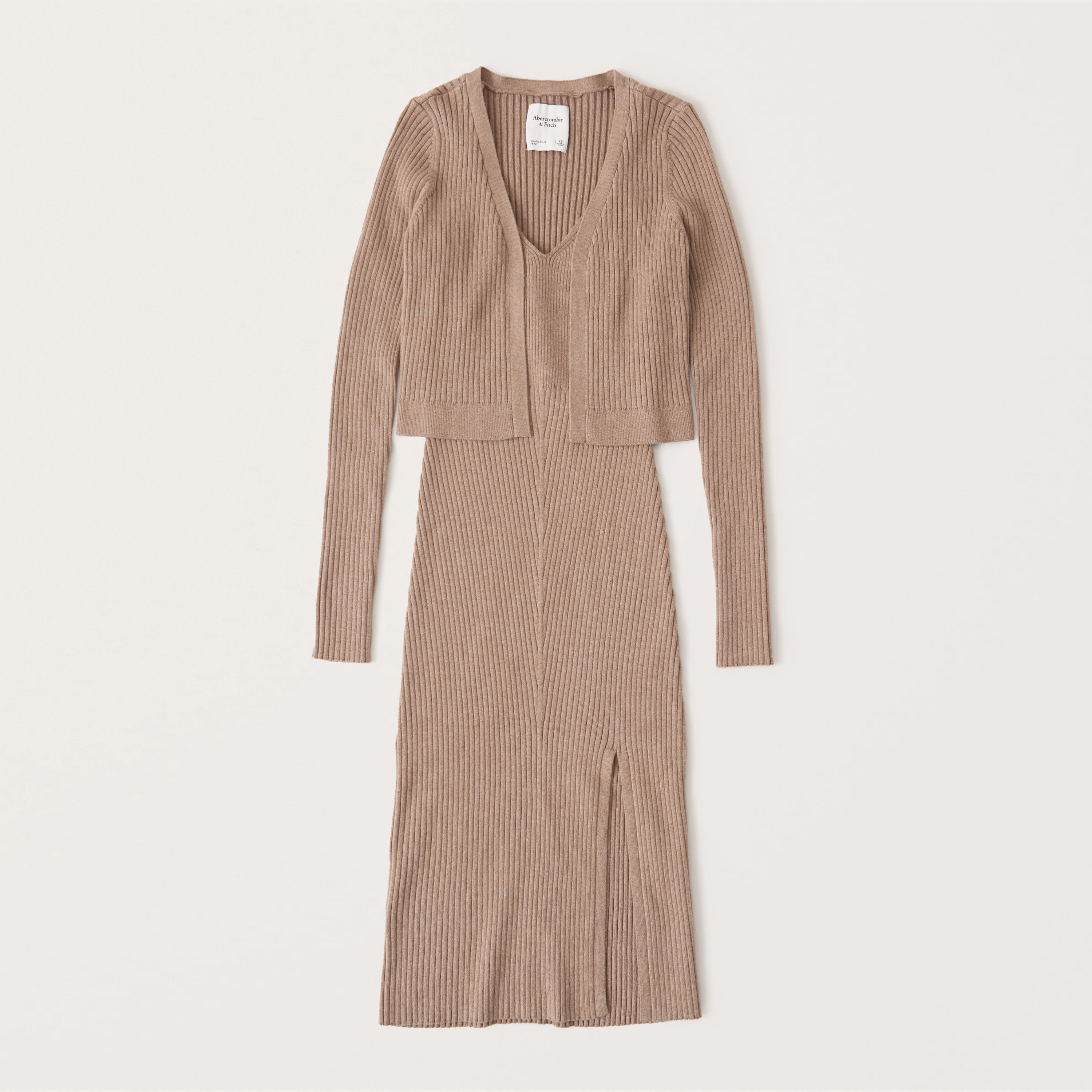 Midi Sweater Dress and Cardigan Set | Abercrombie & Fitch (US)
