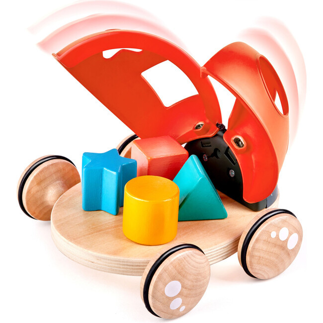 S Sorter Pull-Along Ladybug Wooden Toddler Toy | Maisonette