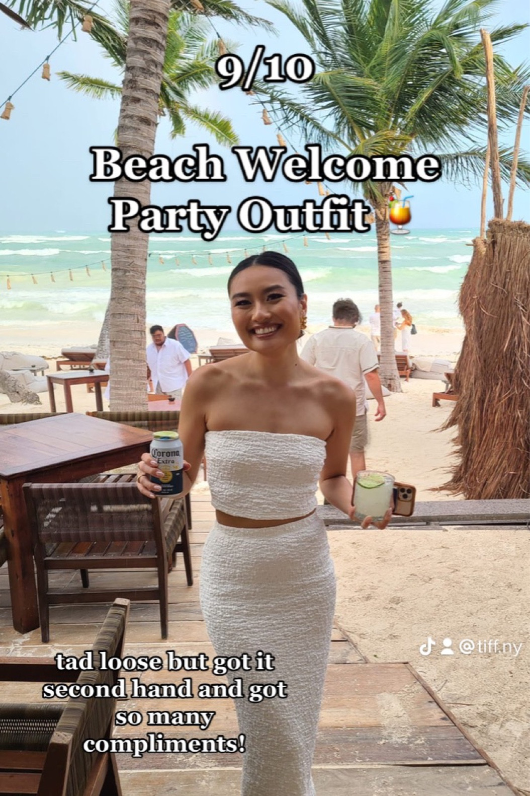Welcome Party Outfit on the beach in Tulum, Mexico 🤍🪩

#LTKunder50 #LTKwedding #LTKtravel