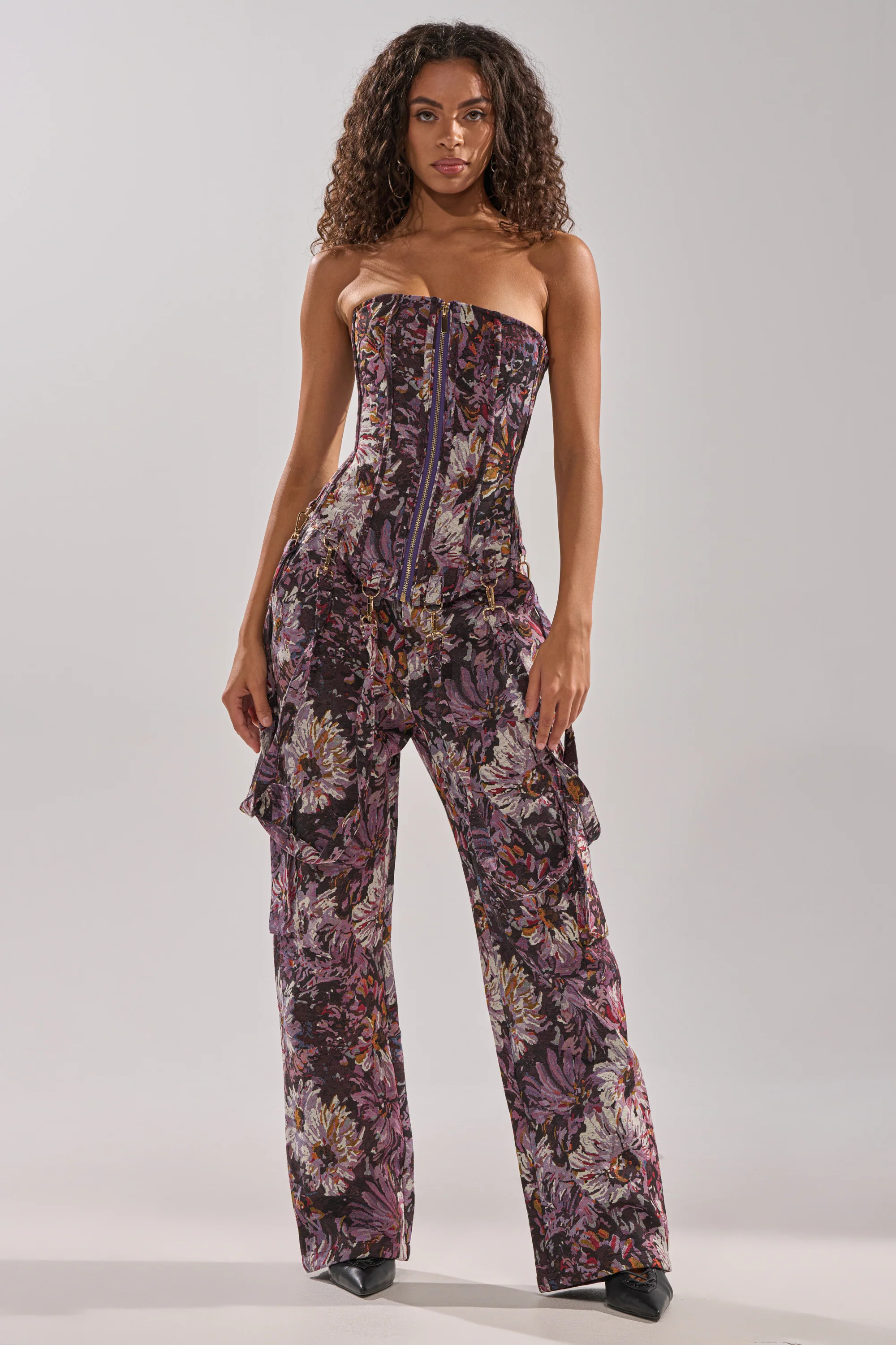 ABOVE THE MIDDLE FLORAL TROUSER | AKIRA