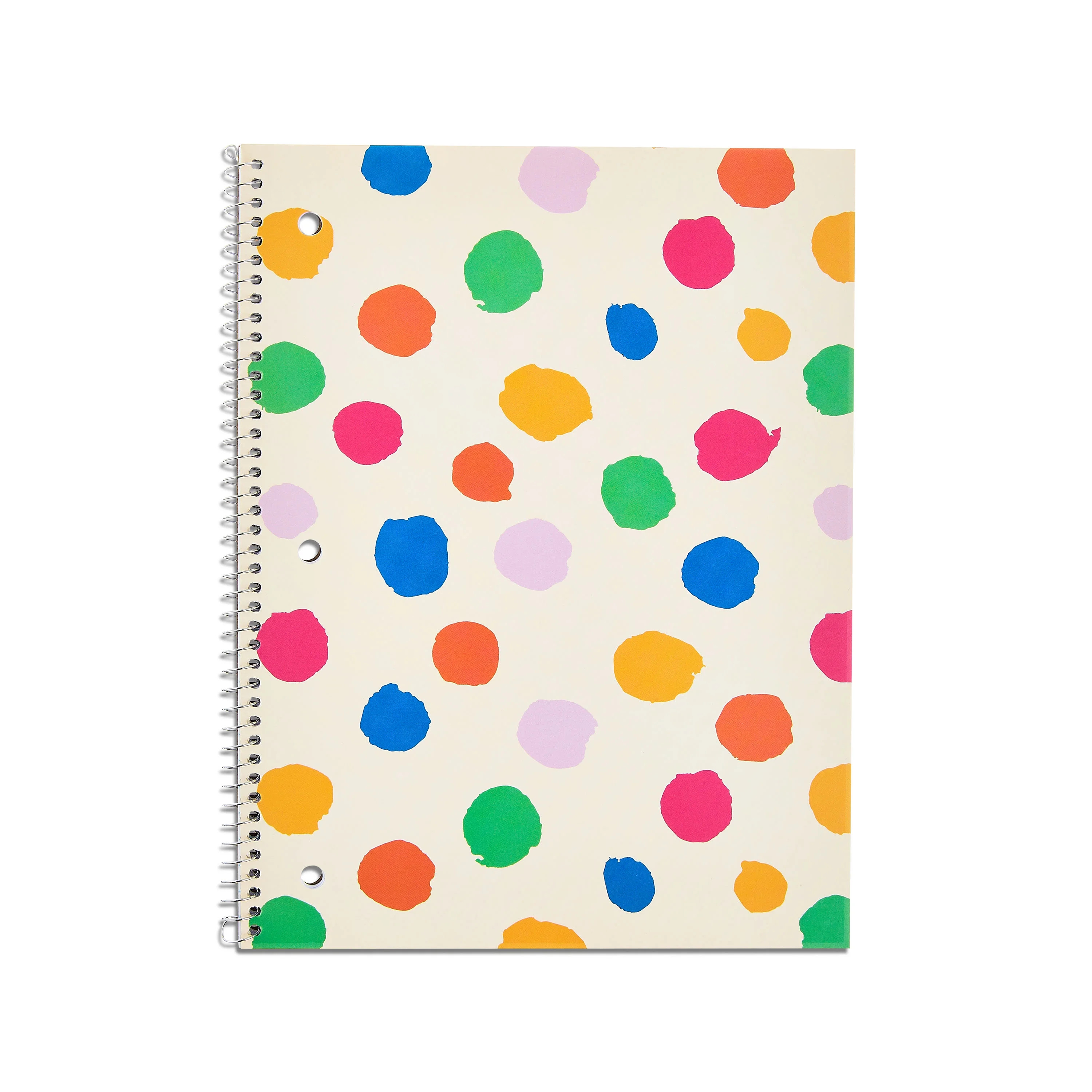 Pen + Gear Wide Ruled Notebook, 8" x 10.5", Rainbow Polka Dots, 80 Sheets - Walmart.com | Walmart (US)
